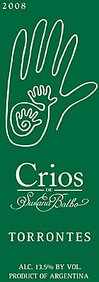 Susana Balbo 2008 Crios Torrontes